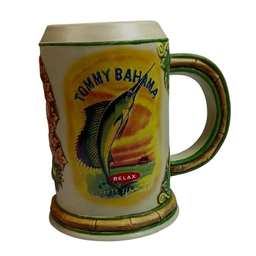 Tommy Bahama Ceramic Merlin Beer Stein 1998 Collection